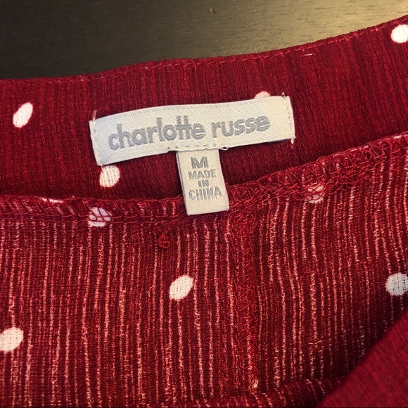 Débardeur Charlotte Russe à Pois - Femme - Noir - Taille S - Neuf Avec étiquette